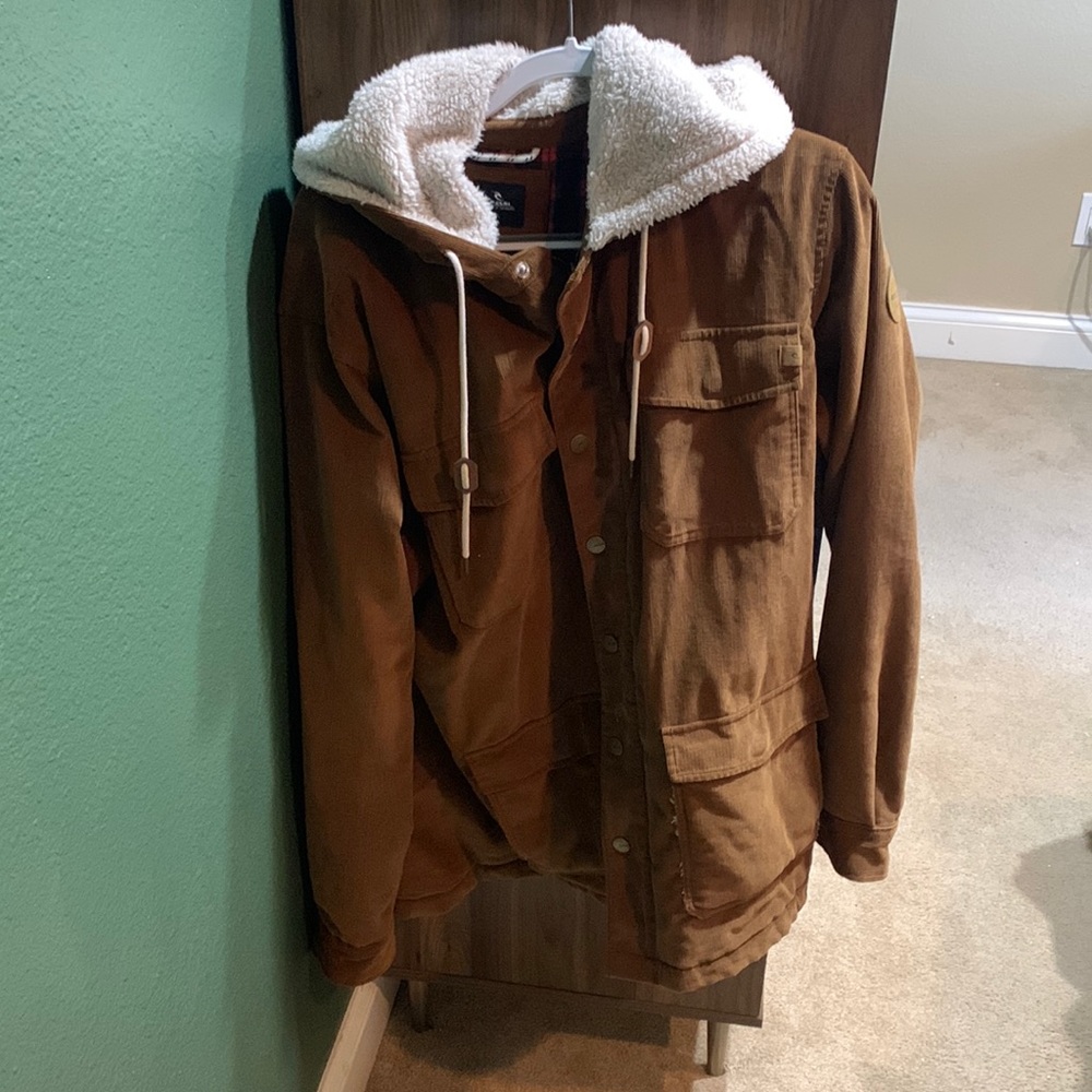 RipCurl Jacket— Corduroy and Fleece.